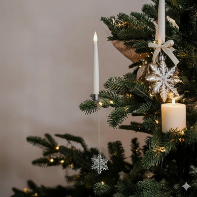 EverGlow™ Vánoční svíčky – Kouzlo svátečního světla bez plamene