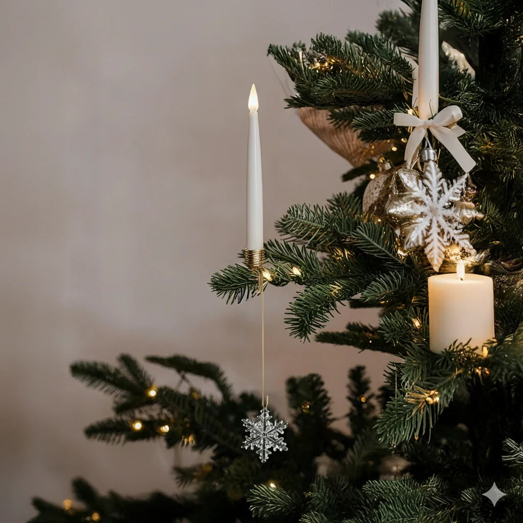 EverGlow™ Vánoční svíčky – Kouzlo svátečního světla bez plamene