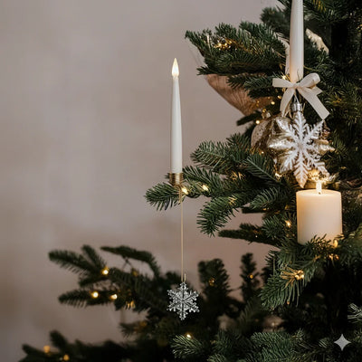 EverGlow™ Vánoční svíčky – Kouzlo svátečního světla bez plamene