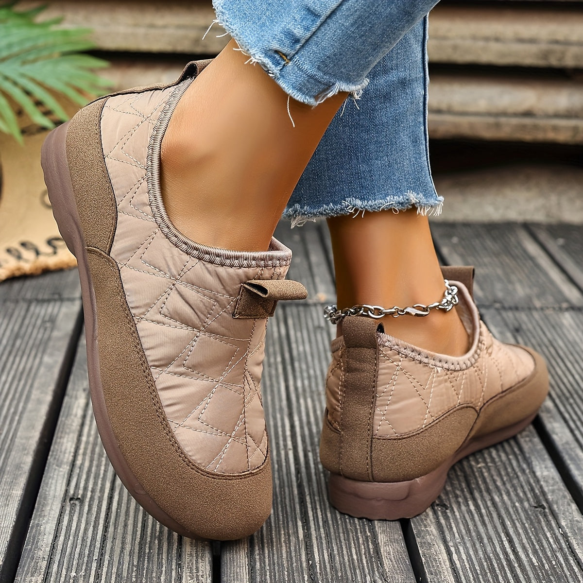 Gwendolin – Ženske zimske natikače s toplo flis podlogo