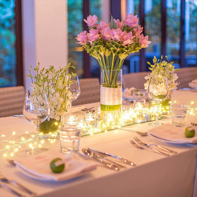 🎄 Predbožična akcija – 50 % popust 🎁 Svetlobna veriga iz bakrene žice z učinkom ognjemeta