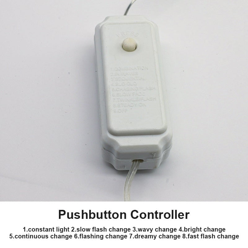 🎄 Predbožična akcija – 50 % popust 🎁 Svetlobna veriga iz bakrene žice z učinkom ognjemeta