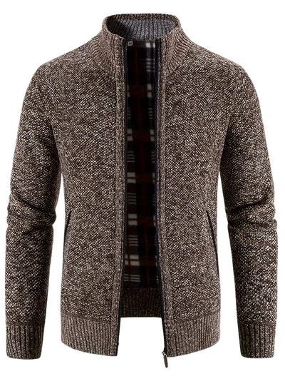 Adrien – moški kardigan z zadrgo